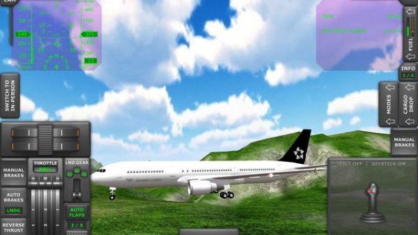 turboprop flight simulator landing (jet mod)