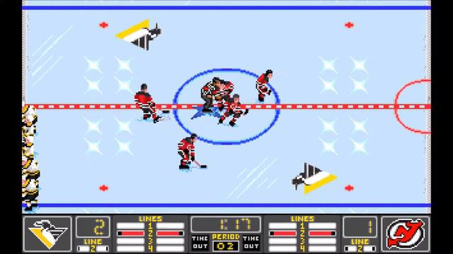 NHL '94 (MS-DOS) - Game 22 - New Jersey Devils at Pittsburgh Penguins смотреть онлайн