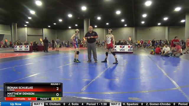 Junior 100 Ronan Schuelke Illinois Vs Matthew Denson Georgia смотреть онлайн