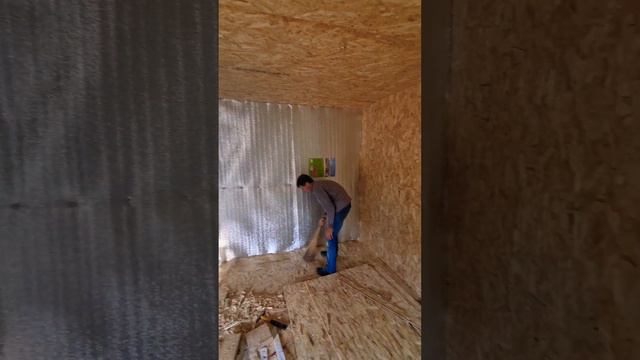 Пристройка-почти все готово к внутренней отделке,но об этом в новом видео #дача #пристройка #деревня