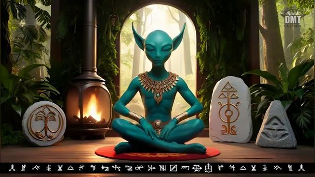 🌌 1h Psychill Meditation- Deep Space Journey With An Alien 🌌