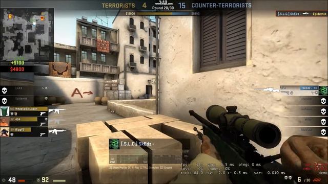 Counter Strike Global Offensive Cs:Go De_Dust 2 AWP Mini Ace смотреть онлайн