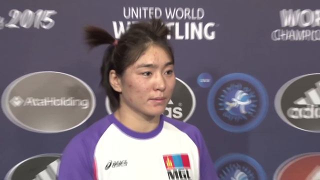 Battsetseg SORONZONBOLD (MGL), 2015 Women's Wrestling World Champion At 63kg