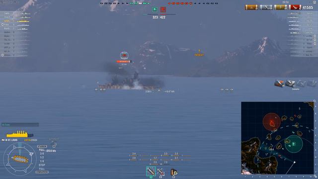 World of Warships Gast-Replay 0001 (deutsch) Die St.Louis - Krake Freigelassen ! смотреть онлайн