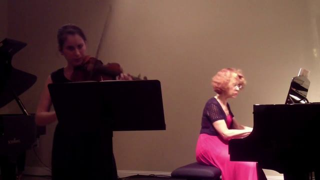 Zoya Tsvetkova (violin), Elena Tsvetkova (piano); Gershwin "Tempo di Blues" смотреть онлайн