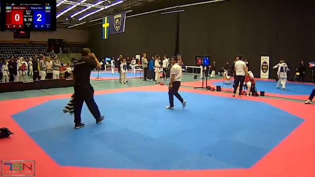 423 Magnus Olsen, Helsingborgs Kampsportklubb vs Michael Abrahamsson, Kaidi Taekwondo Klubb 5 0 смотреть онлайн