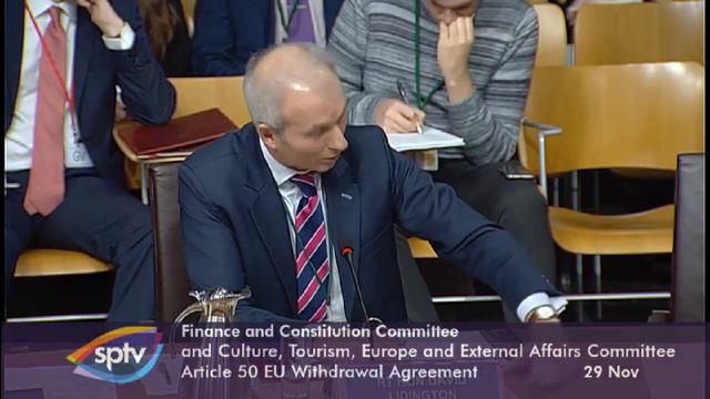 BrExit: Scottish Joint Committee - Withdrawal Agreement 29 Nov 2018 смотреть онлайн