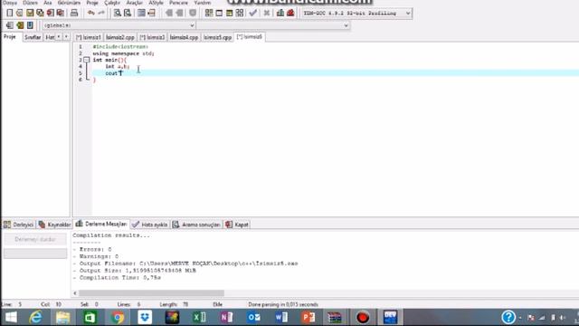 C++ Ders 2 - Operatörler смотреть онлайн