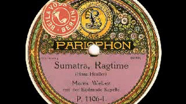 Ragtime by Marek Weber (1919) SUMATRA смотреть онлайн