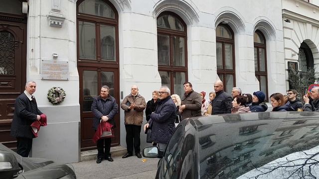 Откриване на паметна плоча на Гена Димитрова във Виена - 14.12.2019