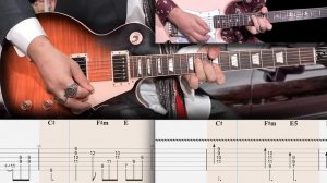 Как играть на гитаре Crazy - Aerosmith с табулатурами