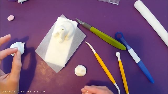 How to make a fondant cat tutorial / Jak zrobić kota z masy cukrowej смотреть онлайн