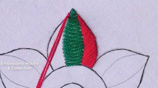 Hobby cross and basic stitches flower design hand embroidery tutorial , modern flower needle work смотреть онлайн