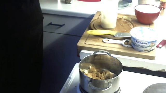Zimtäpel Auf Bananenquark