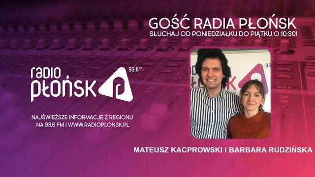 GOŚĆ Radia Płońsk - Barbara Rudzińska I Mateusz Kacprowski 13.10.2022