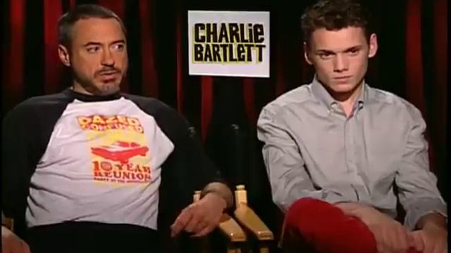 Robert Downey Jr Anton Yelchin interview Charlie Bartlett смотреть онлайн