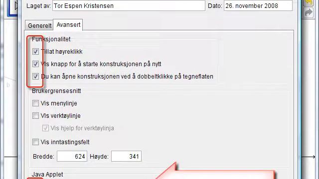 Eksportere Arbeidsark I GeoGebra Til Nettside