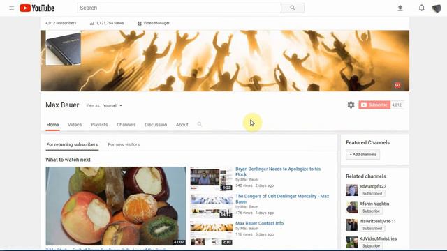 An Apology For My Facebook Page - Max Bauer смотреть онлайн