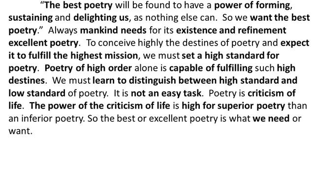 The Study Of Poetry - 1 By Matthew Arnold / In Tamil / PG TRB / Bharath Ravindran / Bharath Academy