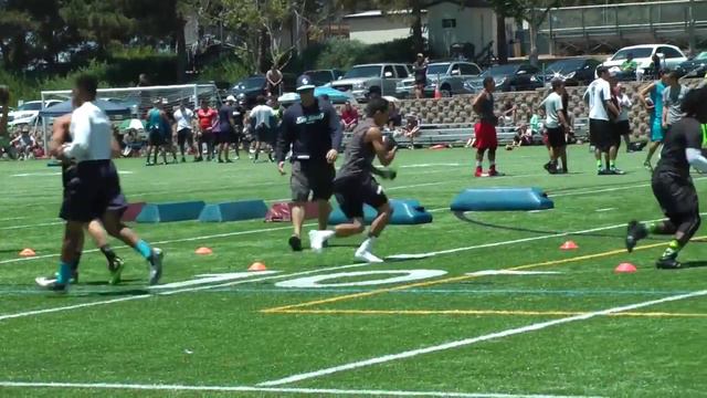 Bryce Oliver La Serna 2014 University Of San Diego Football Camp 6-28-2014