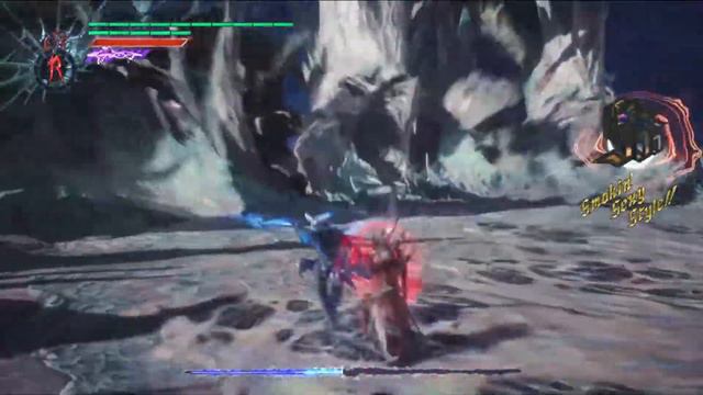 Devil May Cry 5 - Dante VS Vergil Boss fight DMD no damage смотреть онлайн