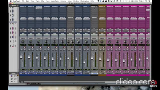 03. PRO TOOLS - работа с дорожками в PRO TOOLS, видеоинструкция смотреть онлайн