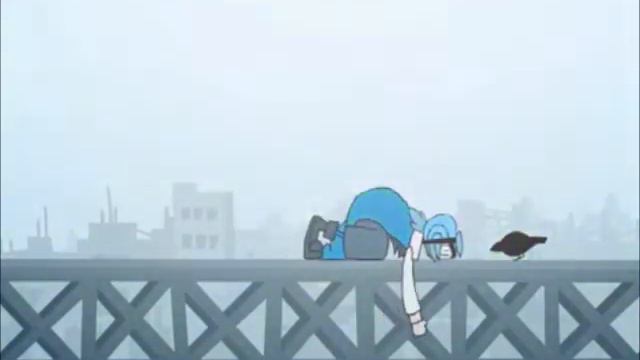 Karl becomes attracted to the iron support while I play unfitting music!