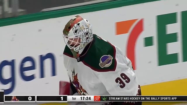 Denis Gurianov assists on Faksa's goal vs Coyotes (21 jan 2023) смотреть онлайн