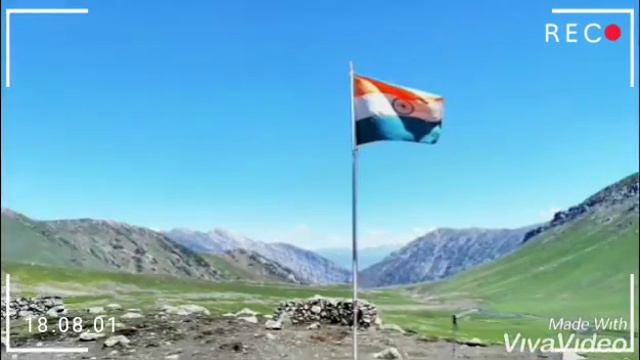 Indian flag in Kashmir - Jan man gan | independence Day | 15 August смотреть онлайн