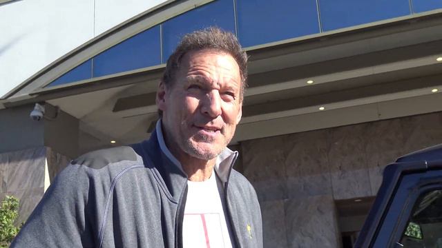 Ralf Moeller Bonks His Head At Gold's Gym And Plays It Cool