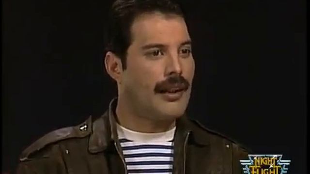 Freddie Mercury Interview on Night Flight On Singing Love of Aretha Franklin смотреть онлайн