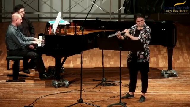 Pierre Sancan - "Sonatine" for flute and piano смотреть онлайн