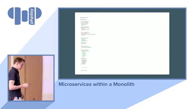 Joop Lammerts - Microservices in a monolith - phpday 2019 смотреть онлайн