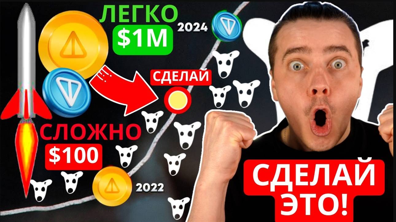 ⚠️ MEM DOGS, NOTCOIN, TONCOIN - 🔴 90% НАГЛО И ПОД КОПИРКУ ОТБИРАЮТ У ПАНИКУЮЩЕЙ ТОЛПЫ! ТЫ ДЕЛАЙ ЭТО