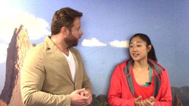 2017 Golden Skate interview with Mirai Nagasu смотреть онлайн