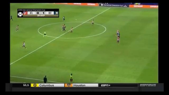 Increíble golazo de tijera de Lautaro Martínez ~ Atlético de Madrid vs Inter 0-1 (11-08-18) HD смотреть онлайн