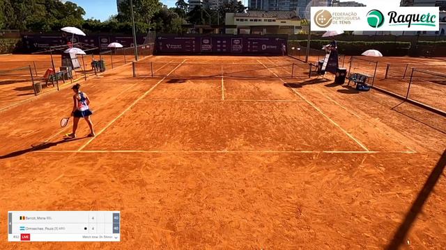 Marie Benoit (BEL) Vs. [3] Paula Ormaechea (ARG), 1R Main Draw Del Monte Lisboa Belém Open