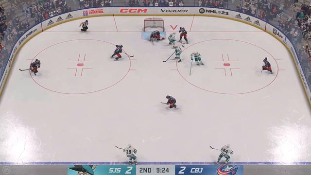[PS5] NHL 23 SAN JOSE SHARKS - COLUMBUS BLUE JACKETS FRANCHISE MODE GAMEPLAY [4K UHD 60FPS] смотреть онлайн