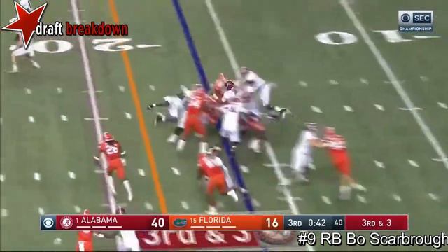 RB Bo Scarbrough Vs Florida 2016