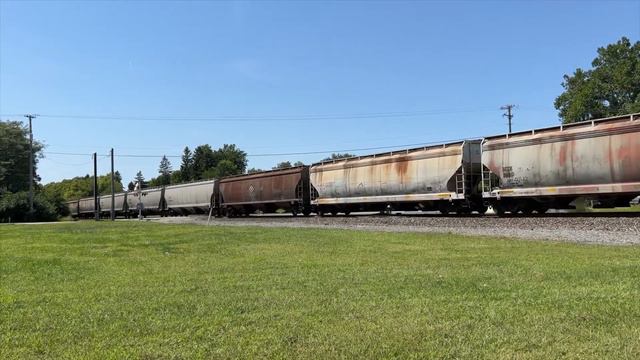 NS Dayton District NS 55 Grain Train at CP190 смотреть онлайн
