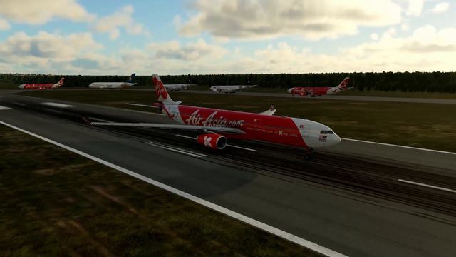 AIR ASIA AIRBUS A330-300 TAKEOFF MURTALA MUHAMMED INT.AIRPORT смотреть онлайн