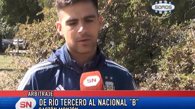 Gastón Monzón convocado para arbitrar Nacional B