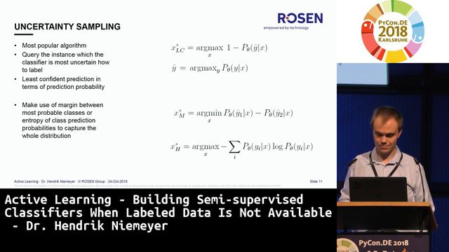 PyCon.DE 2018: Building Semi-supervised Classifiers When Labeled Data Is Unavailable - H. Niemeyer смотреть онлайн