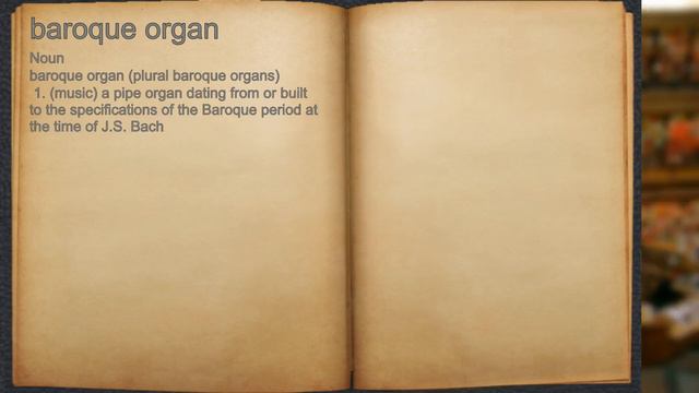 What does baroque organ mean? смотреть онлайн