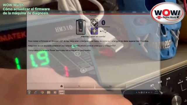WÜRTH WOW actualizar el firmware de la máquina de diagnosis смотреть онлайн