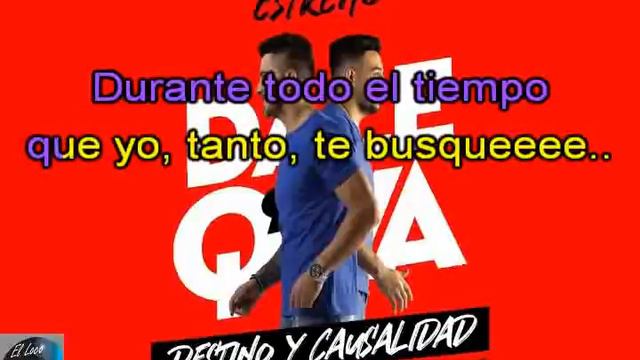 (KARAOKE) Dale q`va - Destino o casualidad смотреть онлайн