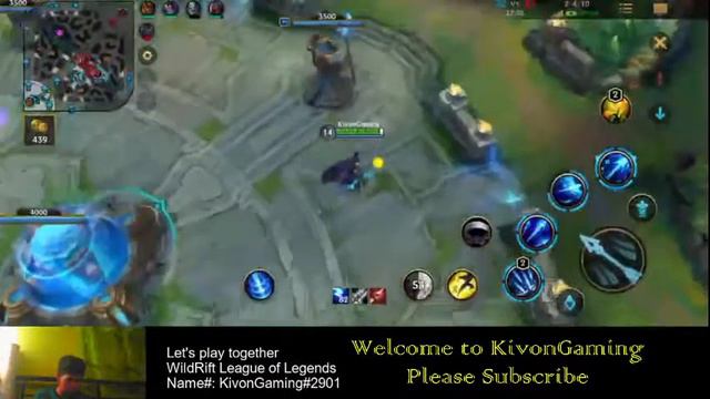 Wild Rift League of Legends Gameplay live now Subscribe!!! смотреть онлайн