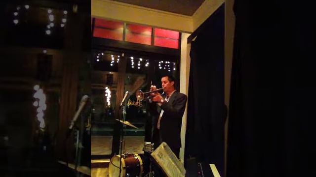 John Bannister Trio Performing