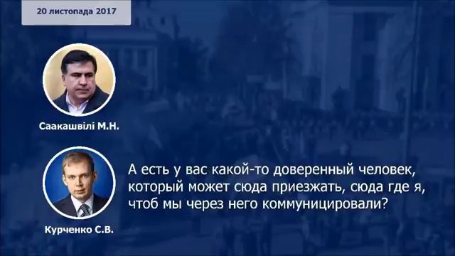 ГПУ опубликовала разговор Саакашвили и Курченка