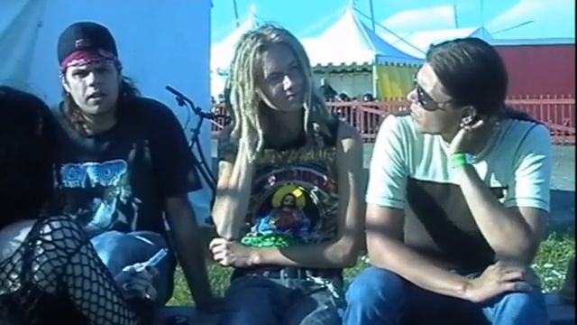 Interview with Mige, Linde & Burton (HIM) @ Ilosaarirock'02 смотреть онлайн